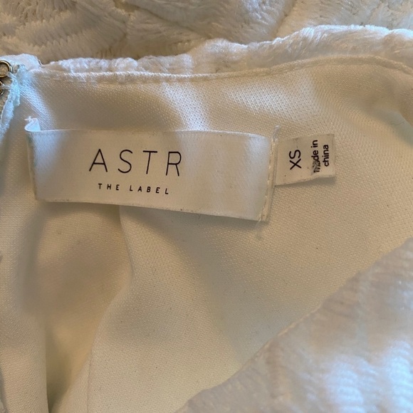 Astr the label white A line sleeveless lace dress size XS - Picture 6 of 8